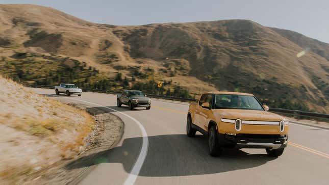 Image for article titled Rivian Adds a New Mid-Range Drivetrain to the R1T and R1S